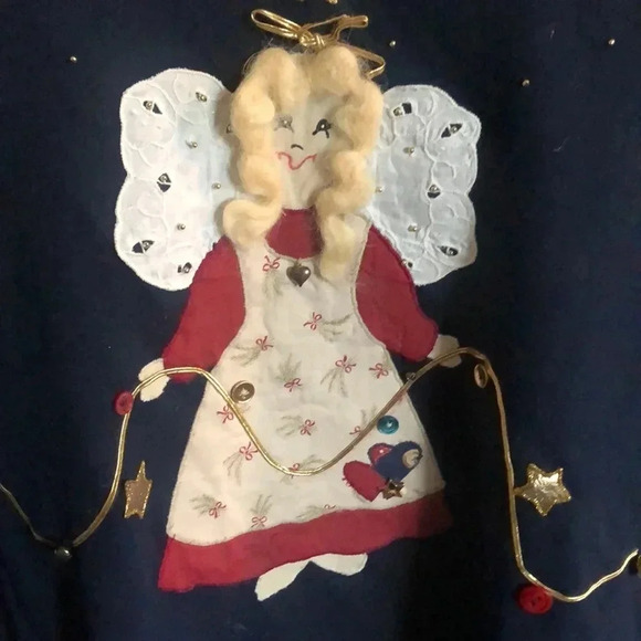 Ugly‎ Christmas Angel Sweater XL - Picture 2 of 4